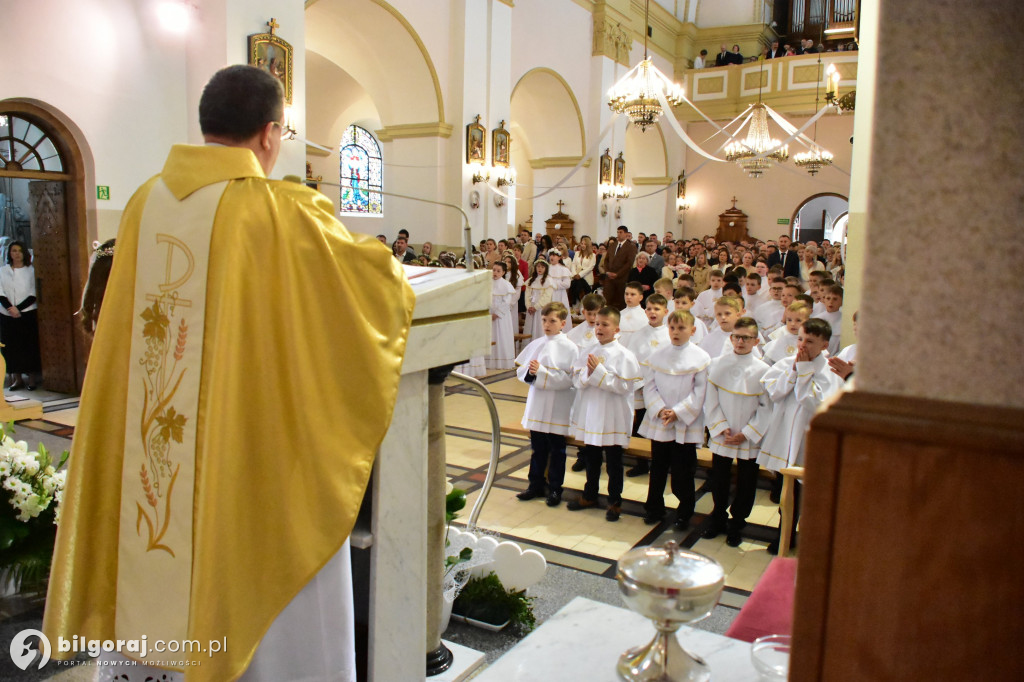 Uroczystość I Komunii Świętej w sanktuarium w Biłgoraju