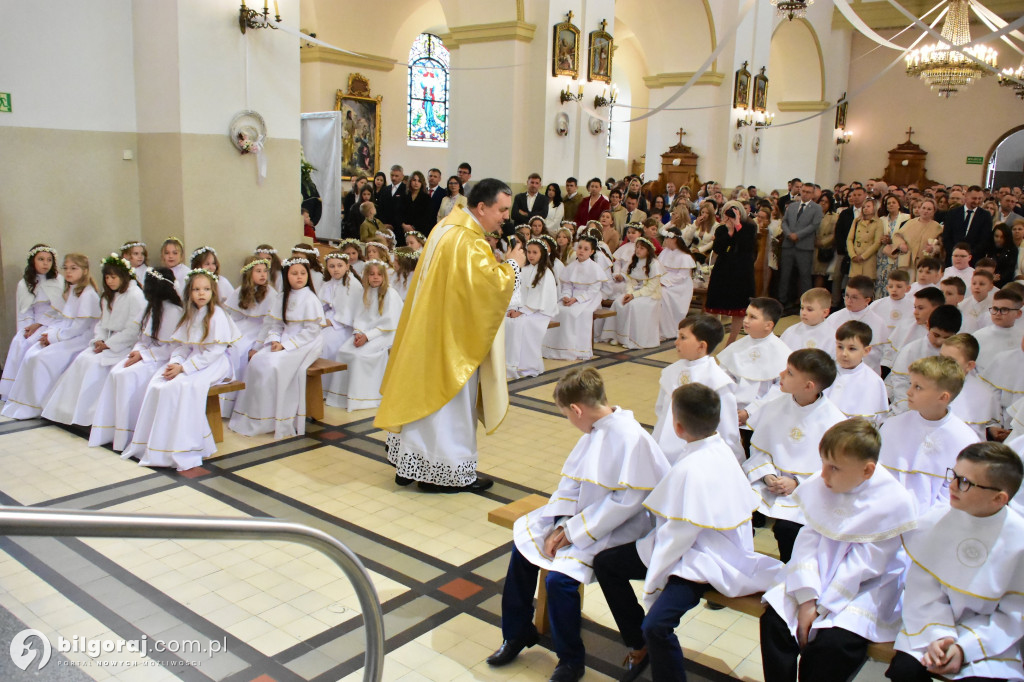 Uroczystość I Komunii Świętej w sanktuarium w Biłgoraju