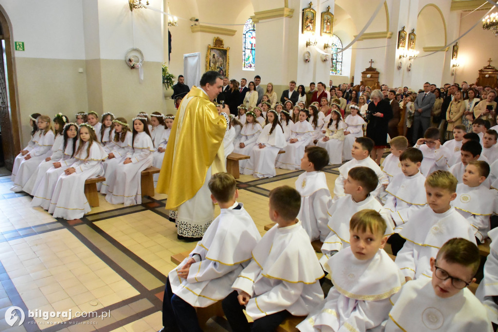 Uroczystość I Komunii Świętej w sanktuarium w Biłgoraju