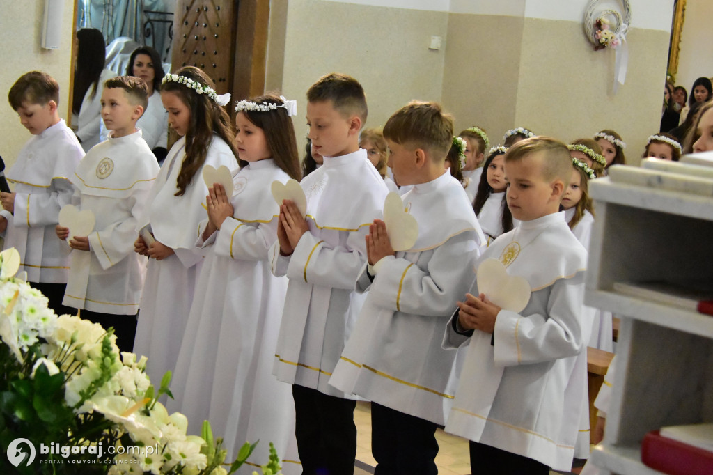 Uroczystość I Komunii Świętej w sanktuarium w Biłgoraju