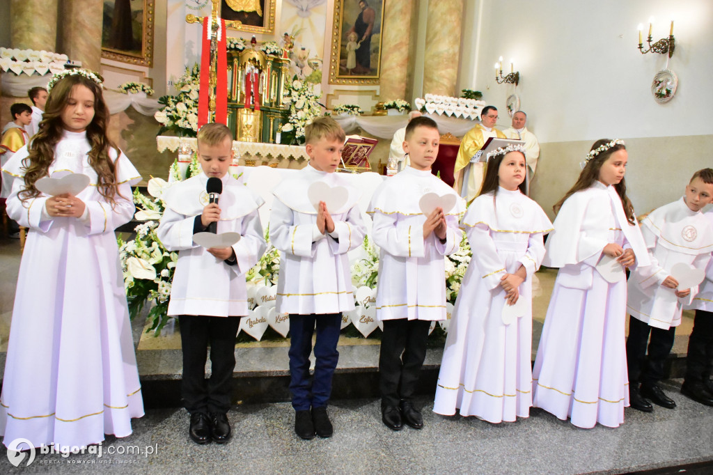 Uroczystość I Komunii Świętej w sanktuarium w Biłgoraju