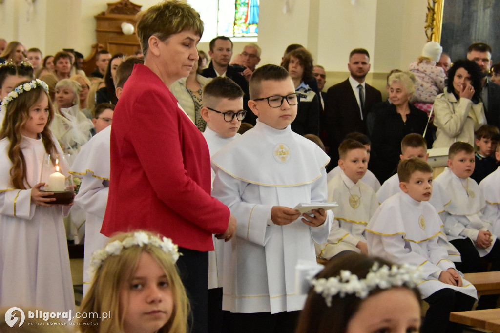 Uroczystość I Komunii Świętej w sanktuarium w Biłgoraju