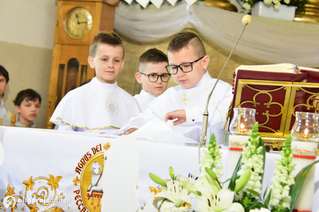 Uroczystość I Komunii Świętej w sanktuarium w Biłgoraju