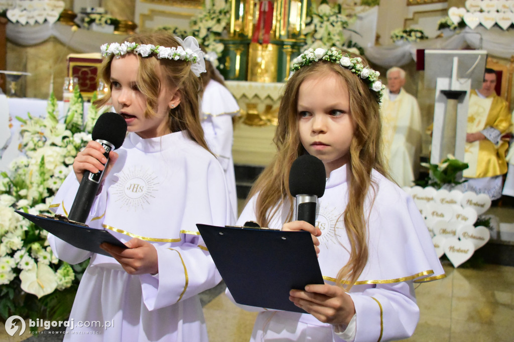 Uroczystość I Komunii Świętej w sanktuarium w Biłgoraju