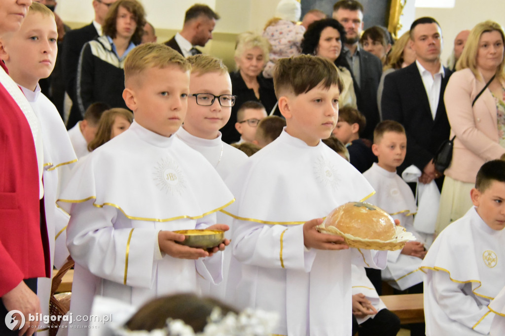 Uroczystość I Komunii Świętej w sanktuarium w Biłgoraju