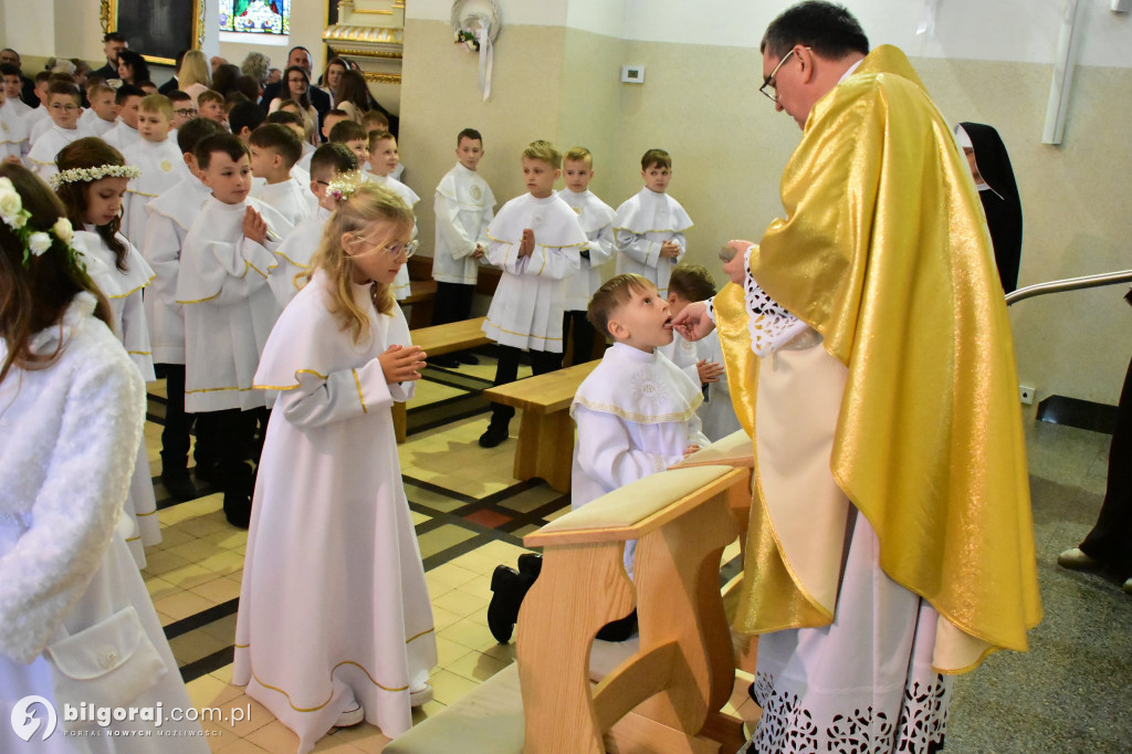 Uroczystość I Komunii Świętej w sanktuarium w Biłgoraju