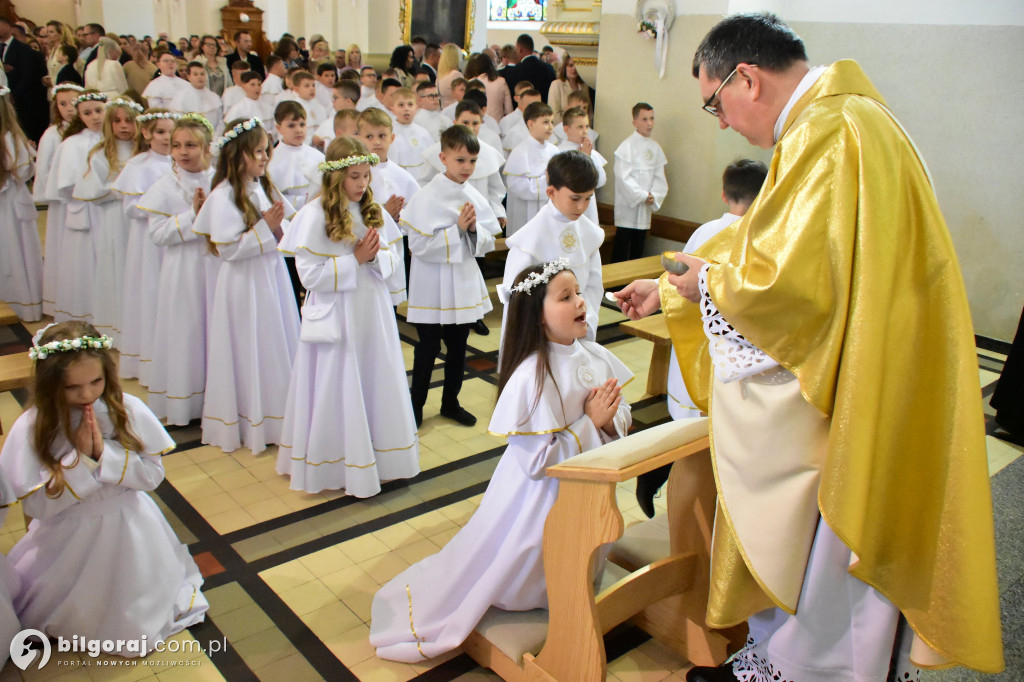 Uroczystość I Komunii Świętej w sanktuarium w Biłgoraju