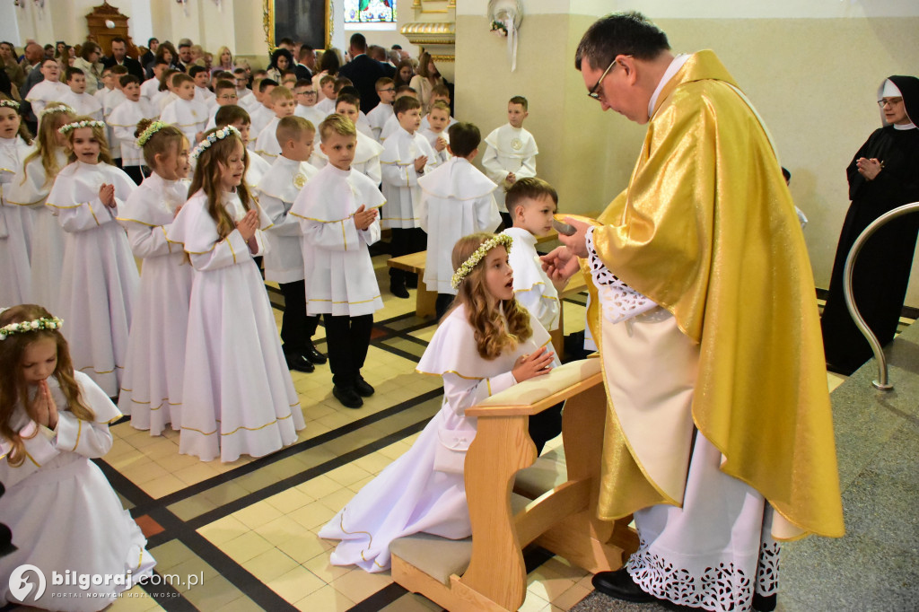 Uroczystość I Komunii Świętej w sanktuarium w Biłgoraju
