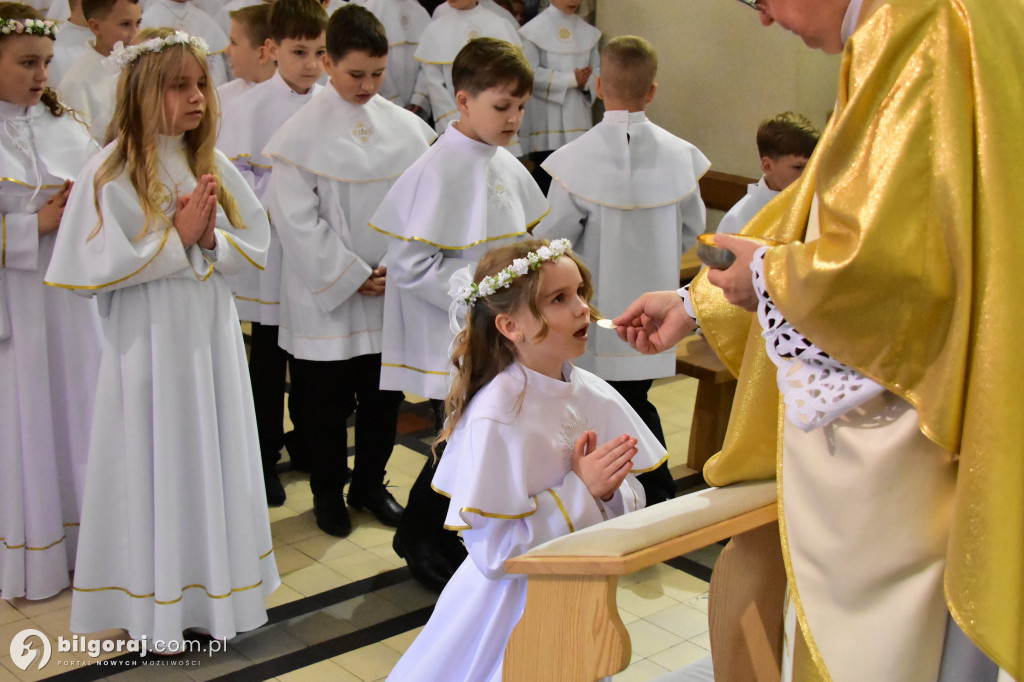 Uroczystość I Komunii Świętej w sanktuarium w Biłgoraju
