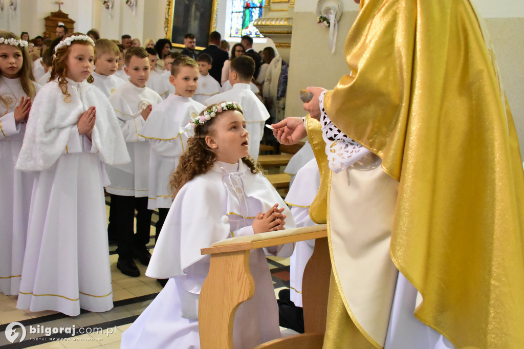 Uroczystość I Komunii Świętej w sanktuarium w Biłgoraju