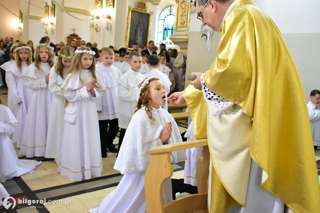 Uroczystość I Komunii Świętej w sanktuarium w Biłgoraju
