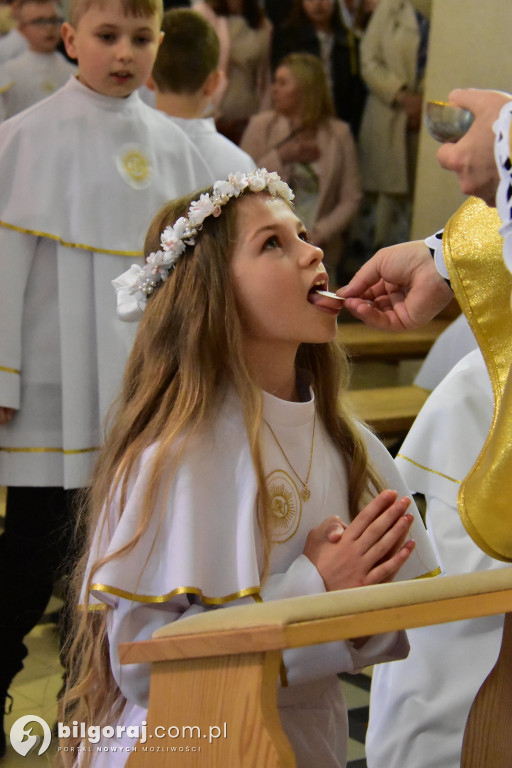 Uroczystość I Komunii Świętej w sanktuarium w Biłgoraju