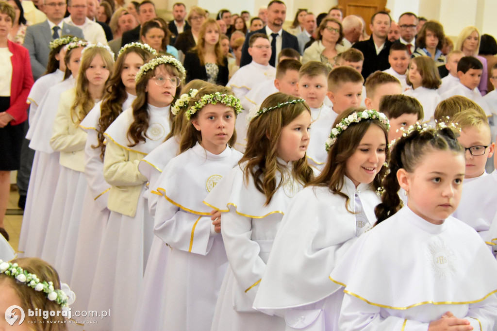 Uroczystość I Komunii Świętej w sanktuarium w Biłgoraju
