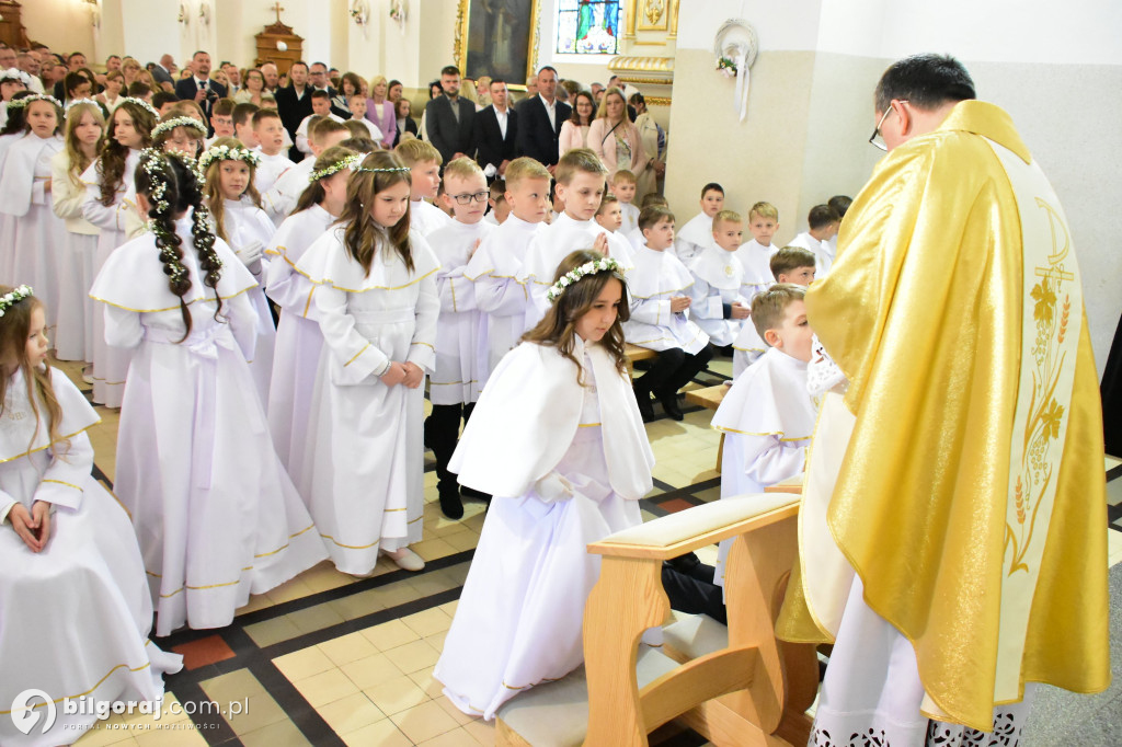 Uroczystość I Komunii Świętej w sanktuarium w Biłgoraju