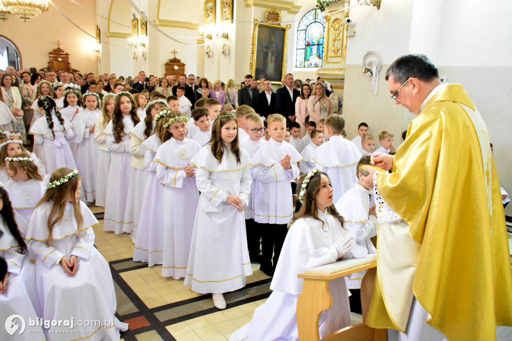 Uroczystość I Komunii Świętej w sanktuarium w Biłgoraju