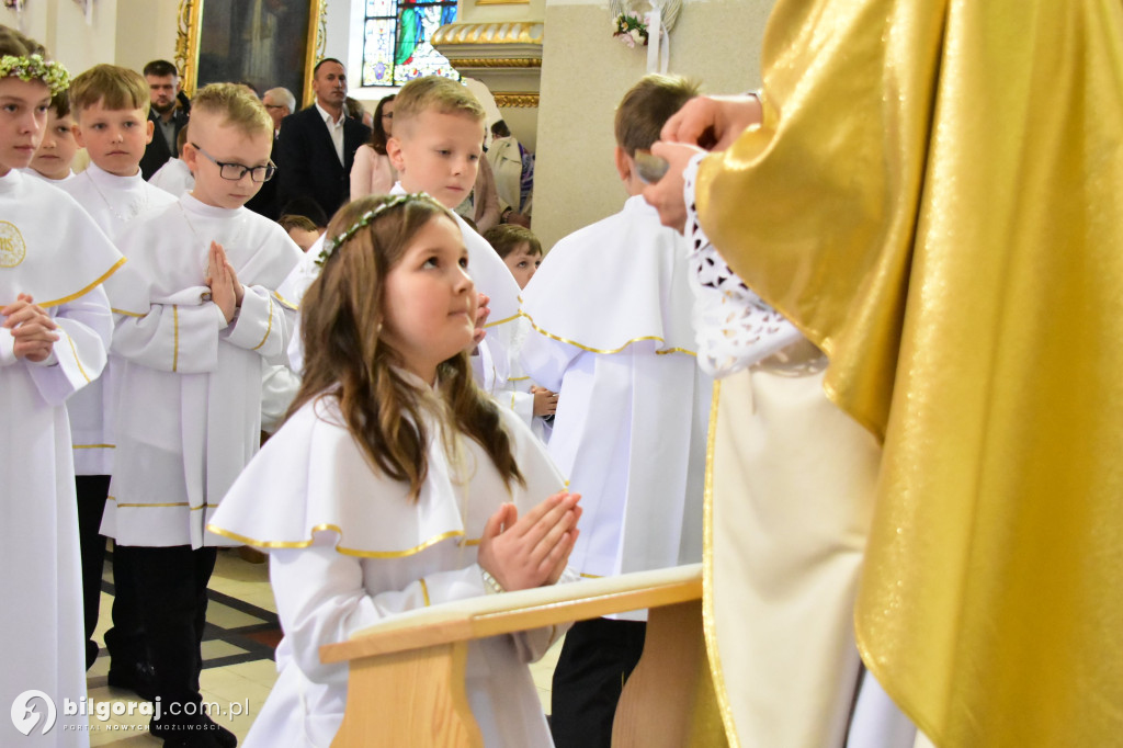 Uroczystość I Komunii Świętej w sanktuarium w Biłgoraju