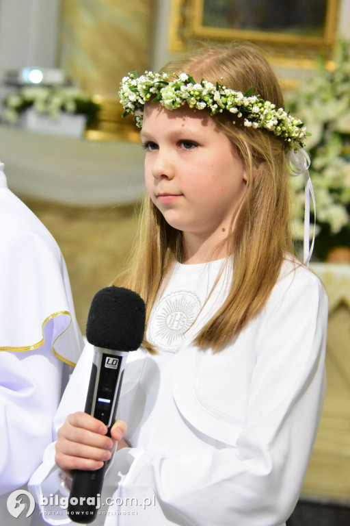 Uroczystość I Komunii Świętej w sanktuarium w Biłgoraju