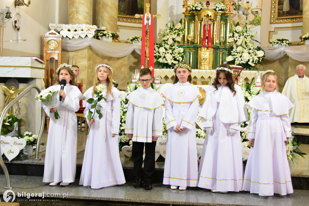 Uroczystość I Komunii Świętej w sanktuarium w Biłgoraju