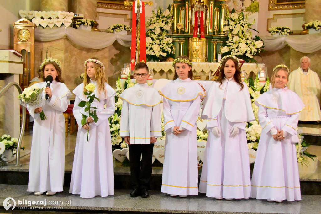 Uroczystość I Komunii Świętej w sanktuarium w Biłgoraju