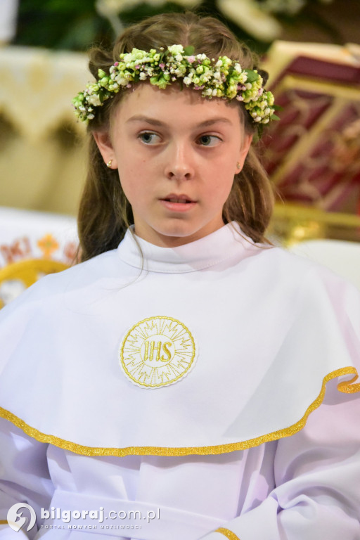 Uroczystość I Komunii Świętej w sanktuarium w Biłgoraju