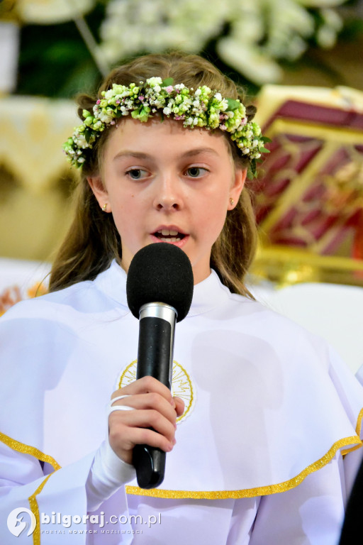 Uroczystość I Komunii Świętej w sanktuarium w Biłgoraju