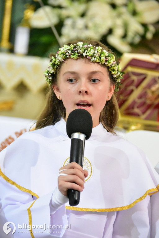 Uroczystość I Komunii Świętej w sanktuarium w Biłgoraju