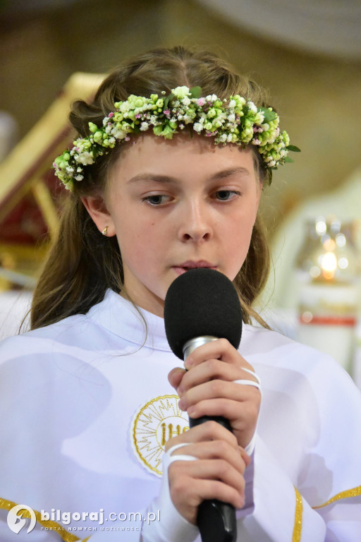 Uroczystość I Komunii Świętej w sanktuarium w Biłgoraju