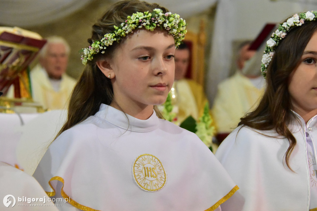 Uroczystość I Komunii Świętej w sanktuarium w Biłgoraju