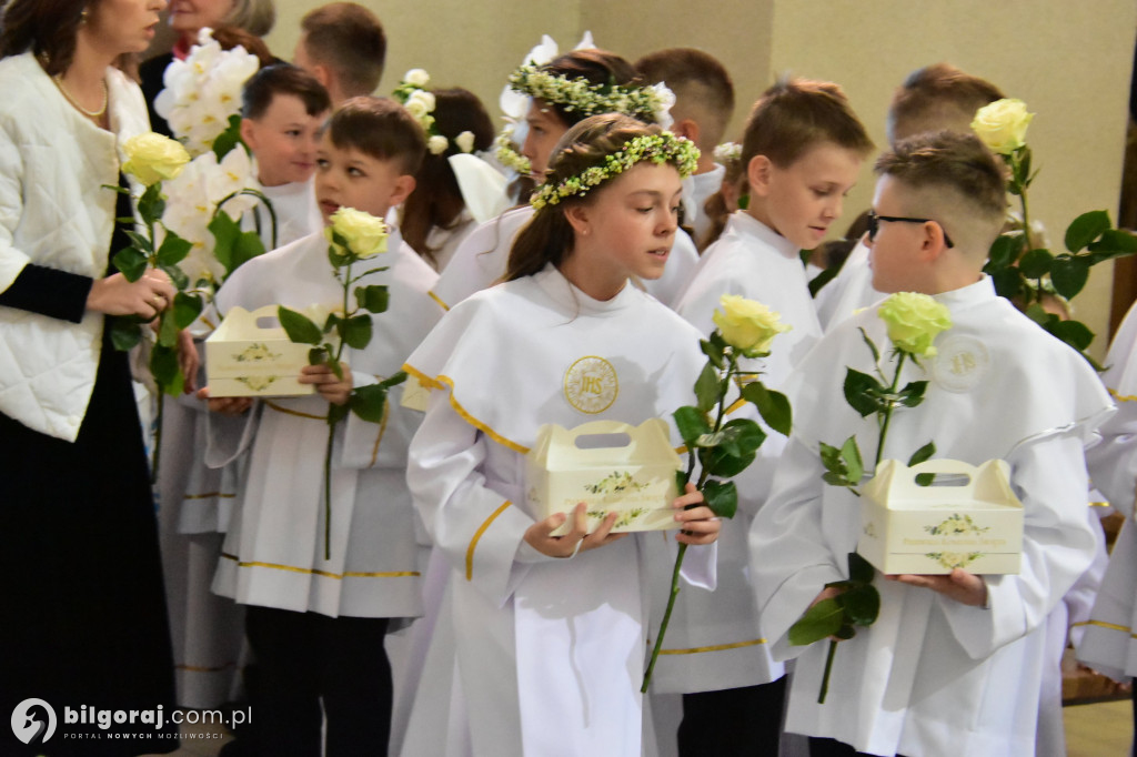 Uroczystość I Komunii Świętej w sanktuarium w Biłgoraju