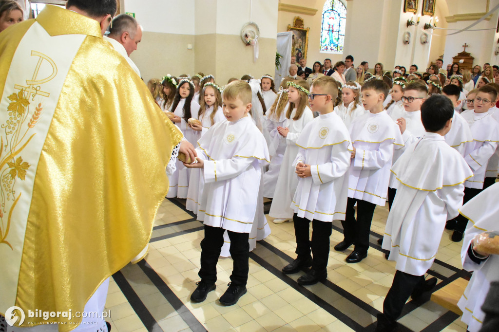 Uroczystość I Komunii Świętej w sanktuarium w Biłgoraju