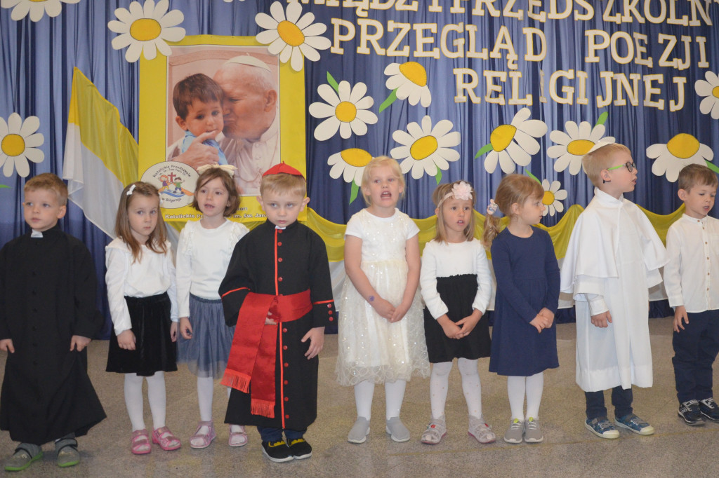 Międzyprzedszkolny Przegląd Poezji Religijnej Recytujemy dla św. Jana Pawła II