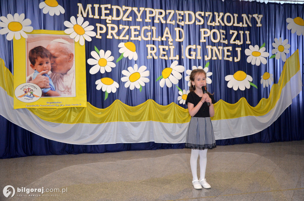 Międzyprzedszkolny Przegląd Poezji Religijnej Recytujemy dla św. Jana Pawła II