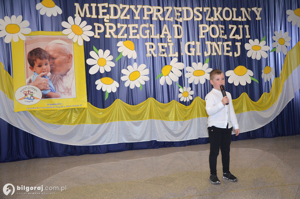 Międzyprzedszkolny Przegląd Poezji Religijnej Recytujemy dla św. Jana Pawła II