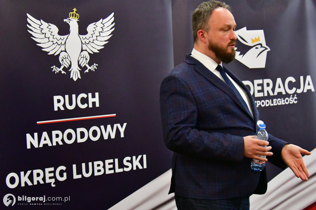 W Biłgoraju spotkanie z posłem Witoldem Tumanowiczem: polityczne dyskusje i plany na przyszłość