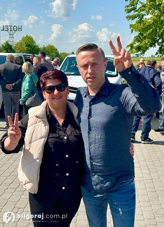 Mieszkańcy Biłgorajszczyzny w marszach poparcia kandydatów na Prezydenta RP
