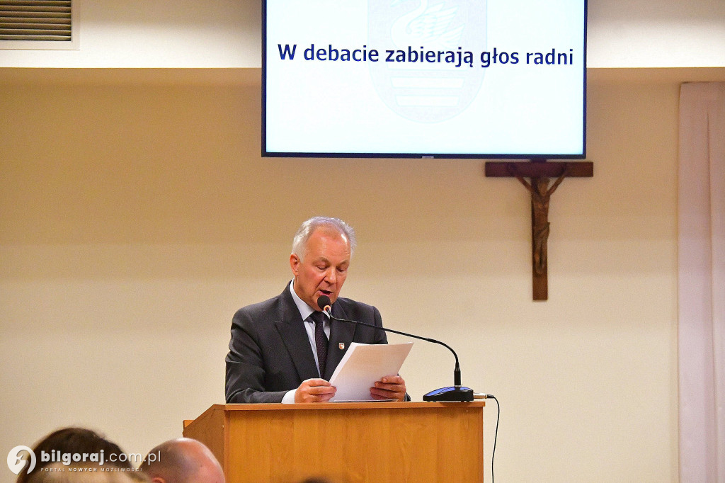 Jest absolutorium dla burmistrza Biłgoraja. Część radnych była przeciw