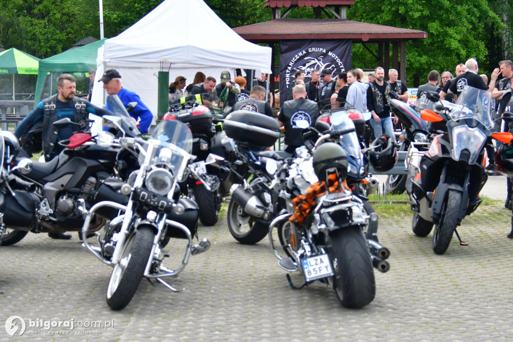 Motomajówka 2025 w Biłgoraju: Motocykliści nad Zalewem Bojary