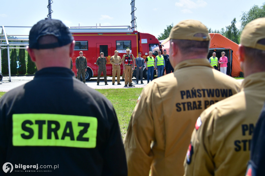 Dwudniowe ćwiczenia ratownicze w powiecie biłgorajskim – sprawdzian gotowości służb ratunkowych