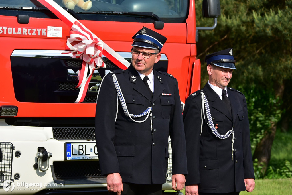 Przekazanie samochodu bojowego jednostce OSP Bukowa