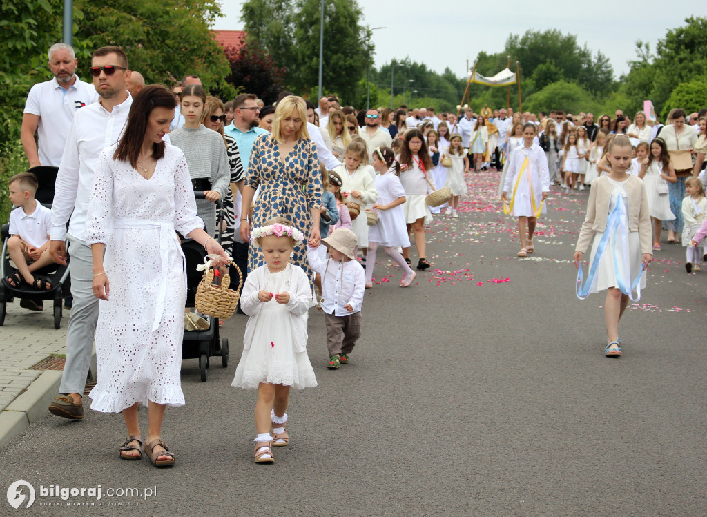 Procesja Bożego Ciała w par. Chrystusa Króla w Biłgoraju