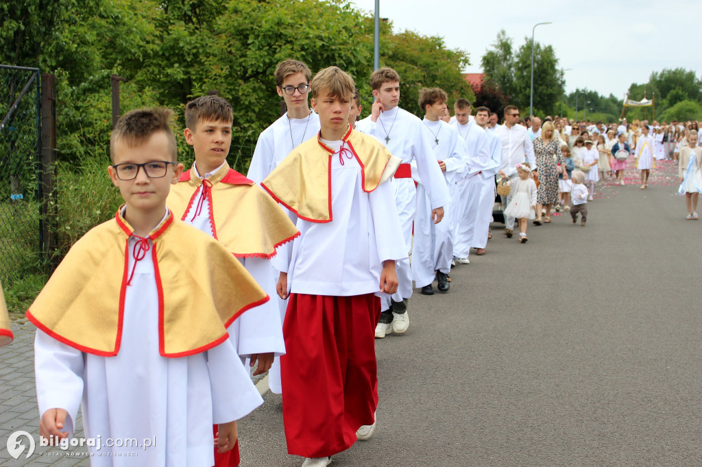 Procesja Bożego Ciała w par. Chrystusa Króla w Biłgoraju