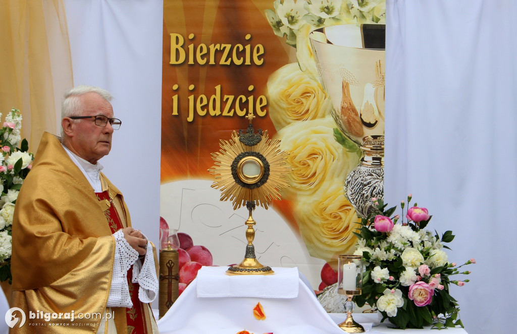 Procesja Bożego Ciała w par. Chrystusa Króla w Biłgoraju