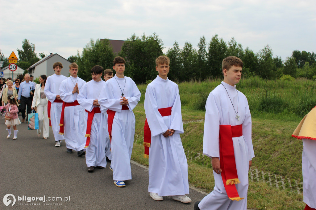 Procesja Bożego Ciała w par. Chrystusa Króla w Biłgoraju