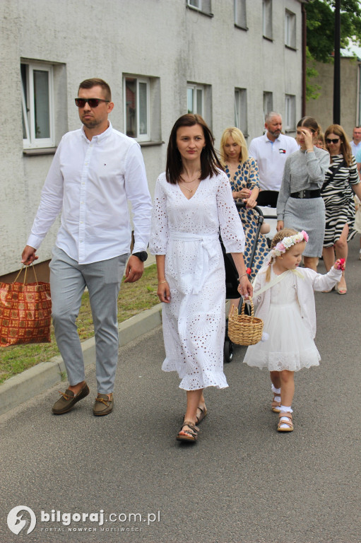 Procesja Bożego Ciała w par. Chrystusa Króla w Biłgoraju