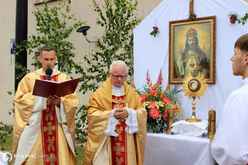 Procesja Bożego Ciała w par. Chrystusa Króla w Biłgoraju
