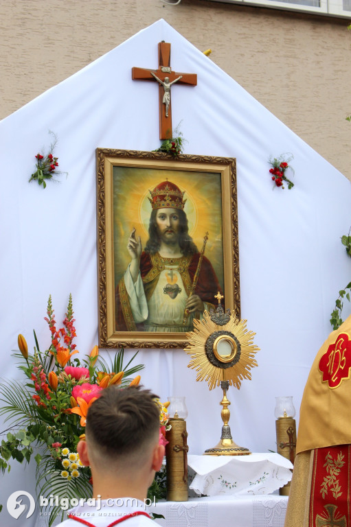 Procesja Bożego Ciała w par. Chrystusa Króla w Biłgoraju