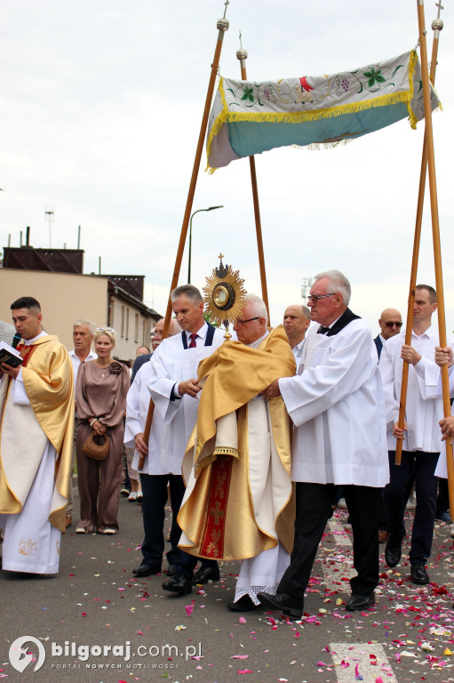 Procesja Bożego Ciała w par. Chrystusa Króla w Biłgoraju