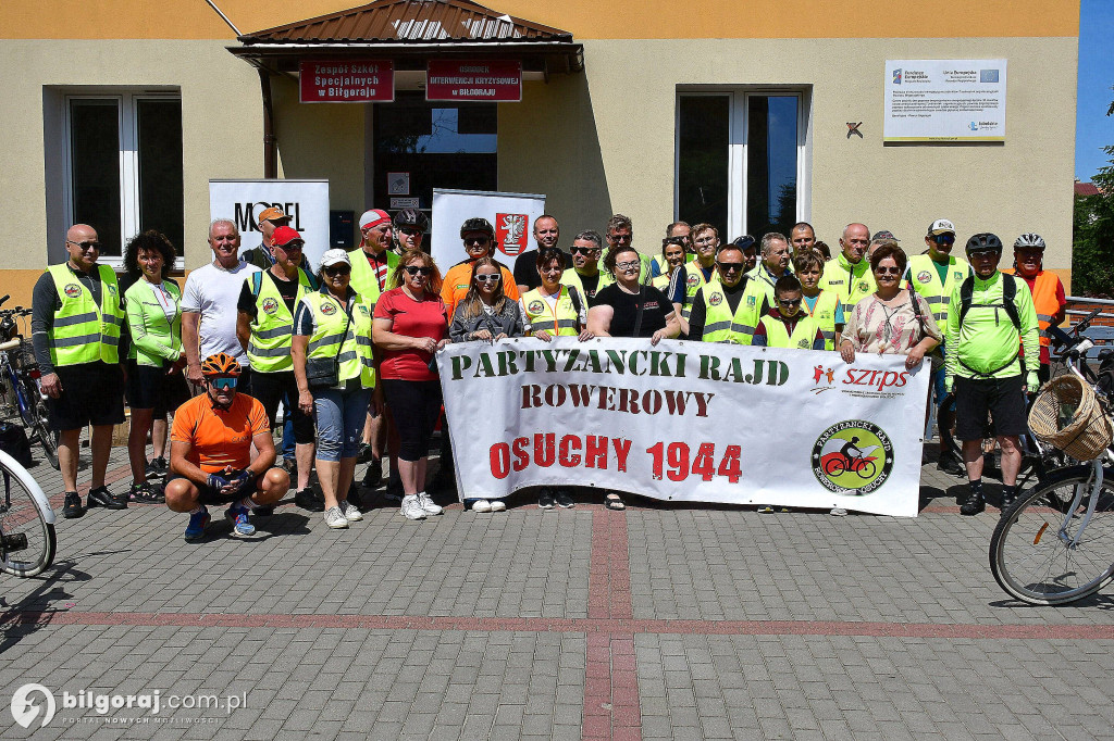 Wyruszyli rowerami do Osuch. To już czwarty rajd organizowany przez SZRiPS