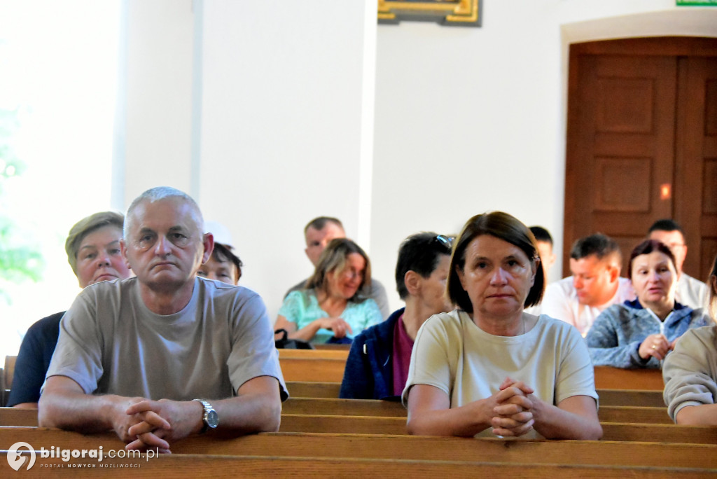 Łukowscy pielgrzymi w drodze do Pani Roztocza