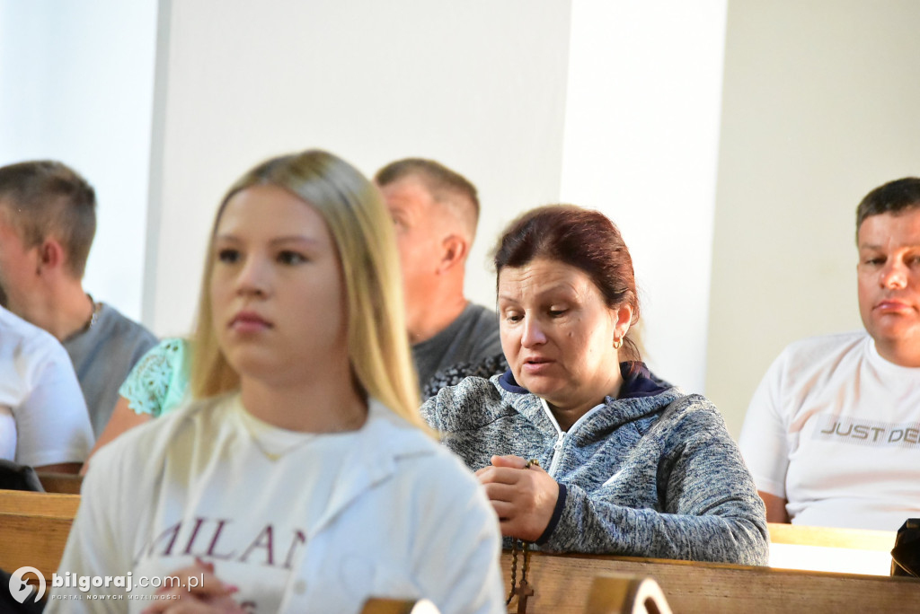 Łukowscy pielgrzymi w drodze do Pani Roztocza